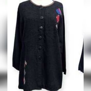 Jackie ❤️'s John Vintage Silk Button Down Jacket Medium